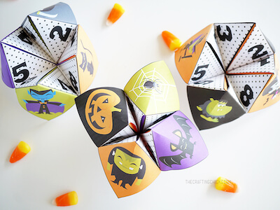 Halloween Cootie Catchers by The Crafting Chicks