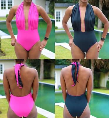 Halter Top Swimsuit Sewing Pattern by Gigi Patterns