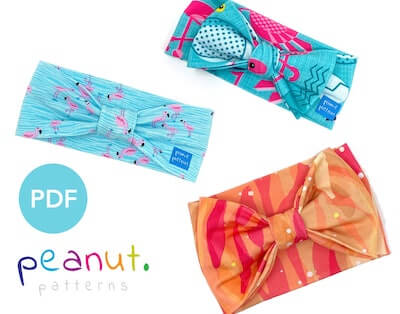 Headband Sewing Pattern by Peanut Patterns