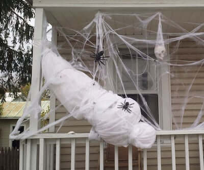 Life-Size Spider Victim Halloween Decoration by Instructables