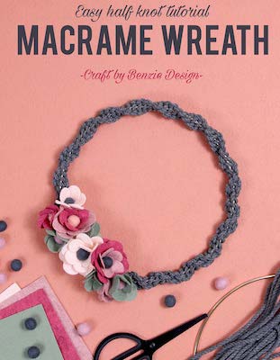 Macrame Wreath by Benzie Design