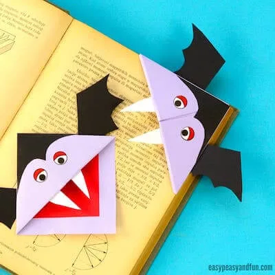 Vampire Corner Bookmark by Easy Peasy And Fun