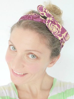 Wire Headband Sewing Pattern by The Seaman Mom