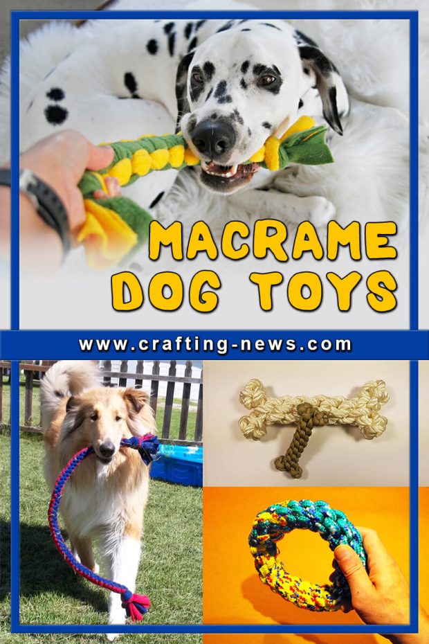 MACRAME DOG TOYS