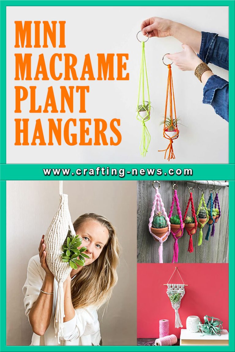 15 Mini Macrame Plant Hangers - Crafting News