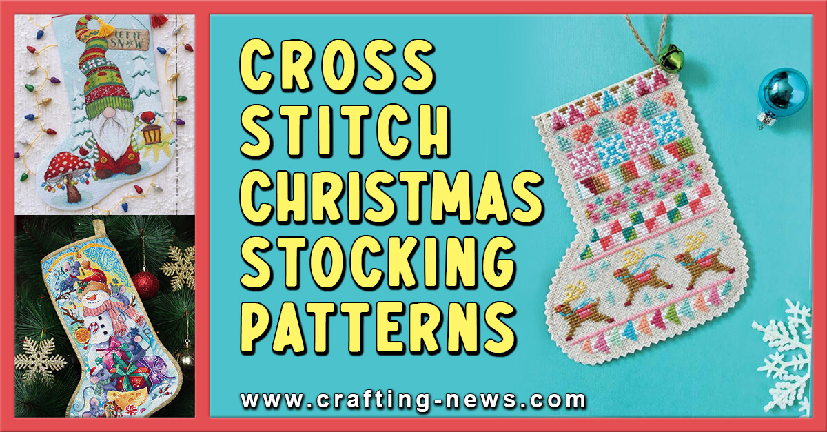 24 Cross Stitch Christmas Stocking Patterns