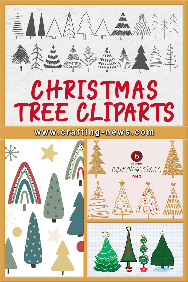 49 Christmas Tree Clip Arts - Crafting News