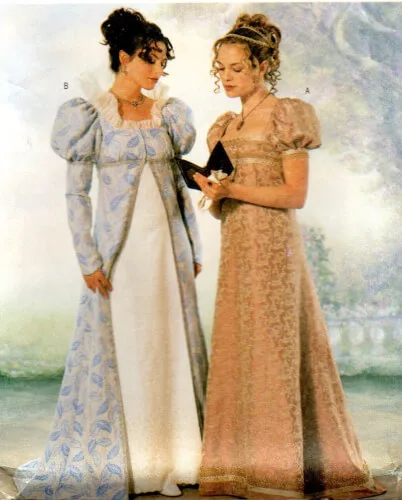 18 Regency Dress Patterns 19 Butterick Empire Regency Bridgerton Dress Pattern by HeavensToBetsyTwo