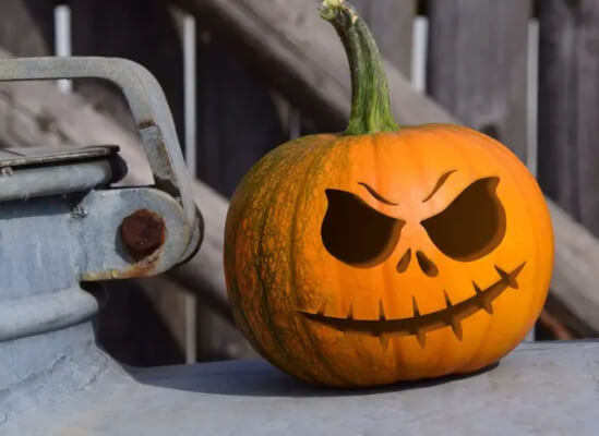 Jack-o-lantern Pumpkin Carving Patterns for Halloween from Spooktober