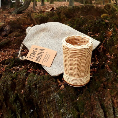Portalápices DIY Basket Weaving Kit para principiantes de WonderWeaver Design