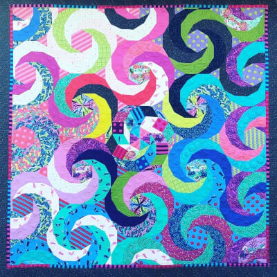 Sew Chaotic Quilt Pattern para English Paper Piecing de CAVUFabrics