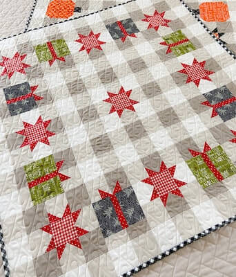 Buffalo Check Table Topper Quilt Pattern by Carried Away Quilting