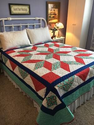 Carpenter Star Quilt Pattern by Quilt Woman Designs