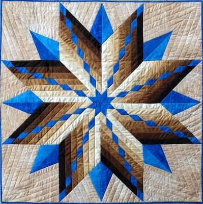 Diamond Chain Star Quilt Pattern by Barbara Cline Quilt