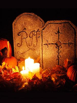DIY Halloween Tombstones Decorations by HGTV