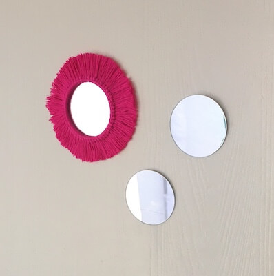 DIY Macrame Mirror by Crafting On The Fly