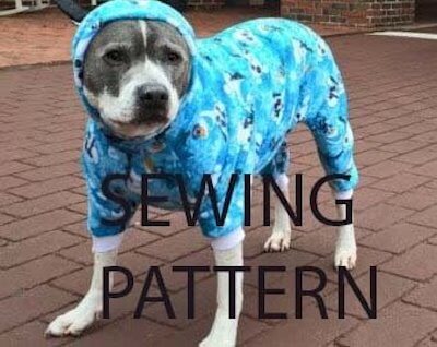 Dog Pajama Sewing Pattern by Christy's Digital Files