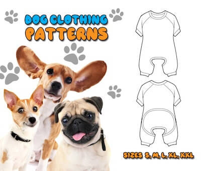 Dog Pajamas Pattern by Patterns By Lara
