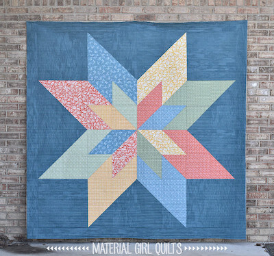 Double Star Quilt Pattern by Material Girl Quilts