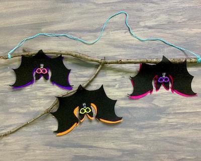 Patrón de fieltro de Halloween de murciélagos de HGTV