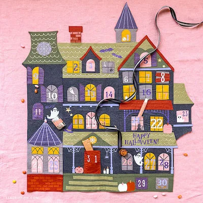 12 Halloween Felt Crafts 2 Halloween Felt Countdown Craft by Lia Griffith