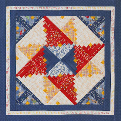 Friendship Star Log Cabins by All People Quilt