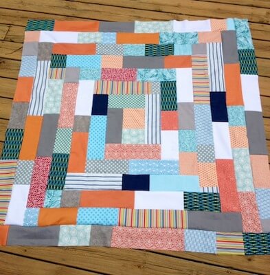 Giant Log Cabin Quilt Pattern by My Quilt Infatuation