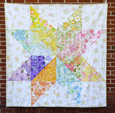 Giant Vintage Star Quilt Pattern by In Color Order