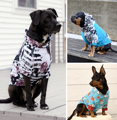 Hoodie Dog Sweater Sewing Pattern by Ellie & Mac