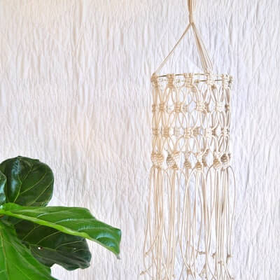 Chandelier Mobile Macrame Pattern by House Sparrow Nesting