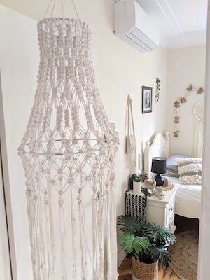 Macrame Lantern Mobile from Macrame Wonderland AU