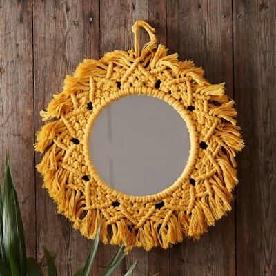 Macrame Mirror by Hobby Craft