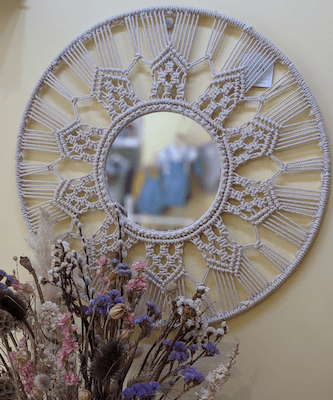 Macrame Mirror from Tilian