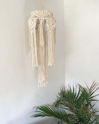 Macrame Mobile Wall Hanging from Urbann Nest