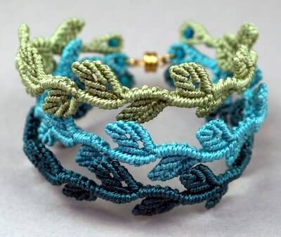 Macrame Vine Bracelet by Micro Macrame Maven