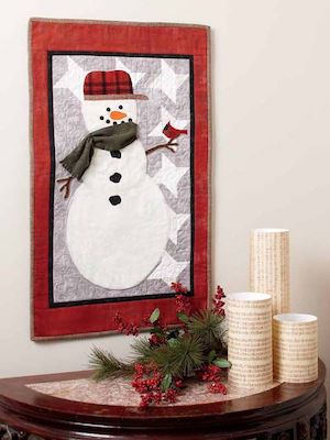 Mr. Snowman Quilt Pattern by Quilting Daily