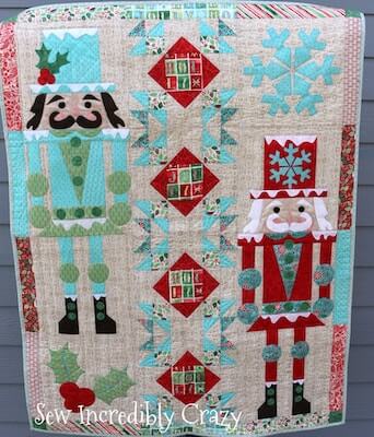 Nutty Christmas Quilt Pattern by Sew Incredibly Crazy