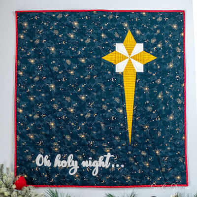 Oh Holy Night Christmas Quilt Pattern by Sew Can She