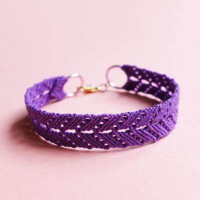 Openwork Macrame Bracelet by How Did You Make This?