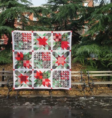 Quick And Easy Christmas Quilt Pattern by We All Sew