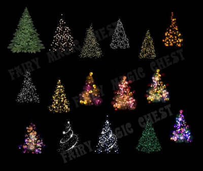 Realistic Christmas Trees by Fairy Magic Chest