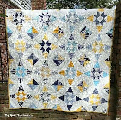 Sailor's Star Quilt Pattern by My Quilt Infatuation