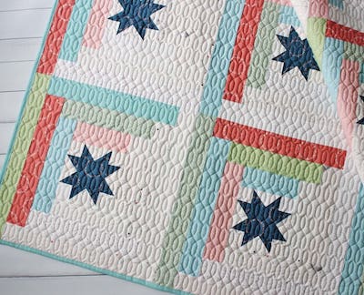 Star Cabins Quilt Pattern by Center Street Quilts