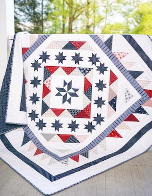 Star Quilt Pattern by Maple Cottage Designs