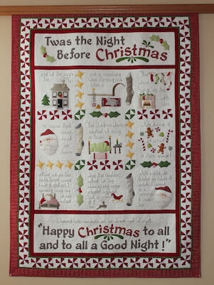 Twas The Night Before Christmas Quilt Pattern by Pin And Proper Designs