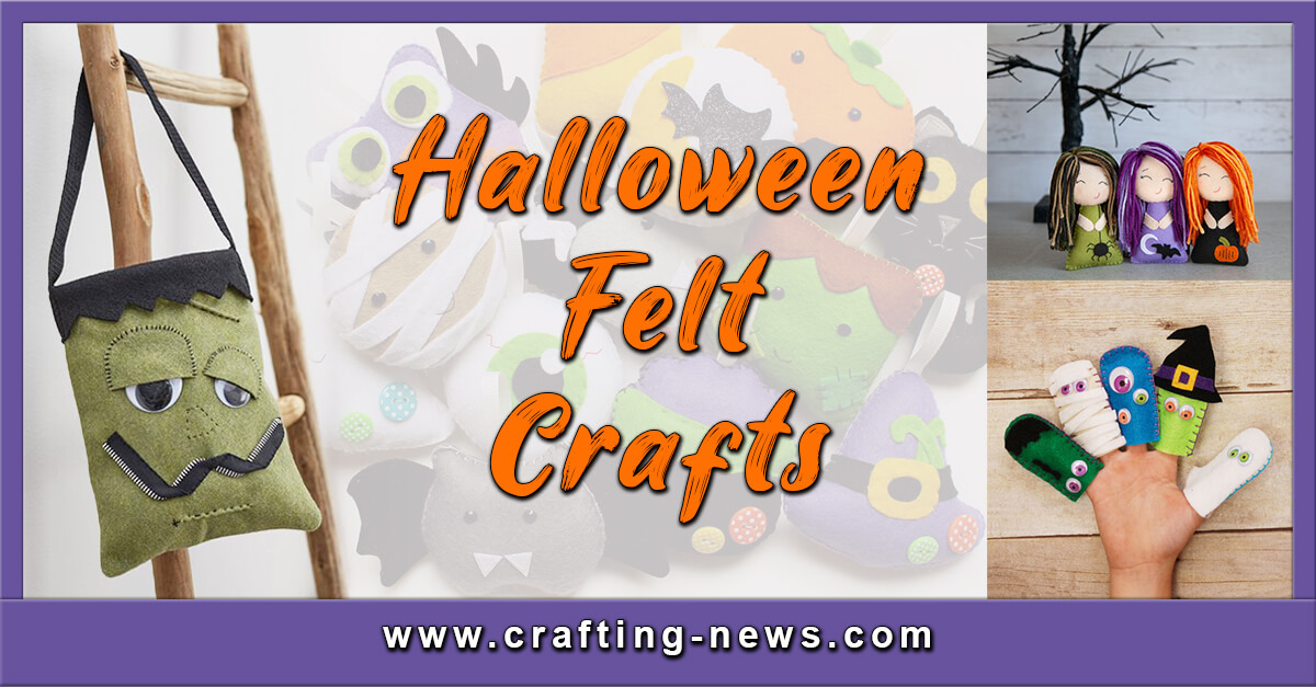 12 Halloween Felt Crafts