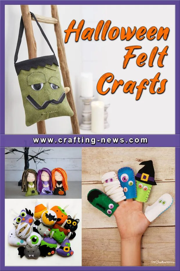 12 Halloween Felt Crafts 1 HALLOWEEN FELT CRAFTS