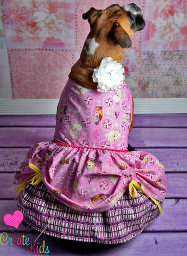 Poppys Peekaboo Dress for Large Breed Dogs Pattern by CreateKidsCouture