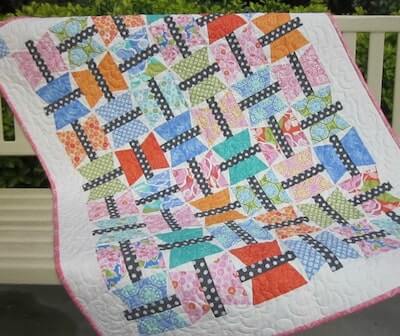 Baby Butterflies Quilt Pattern by Log Cabin Quiltery