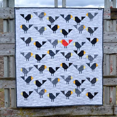 Black Birds Quilt Pattern by Sew Fresh Quilts